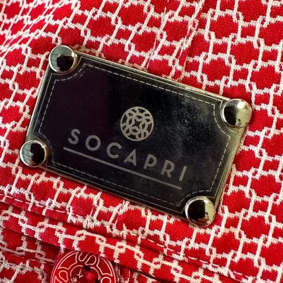 Socapri Tweed Mid Length Skirt Made in Italy size 50 (14)